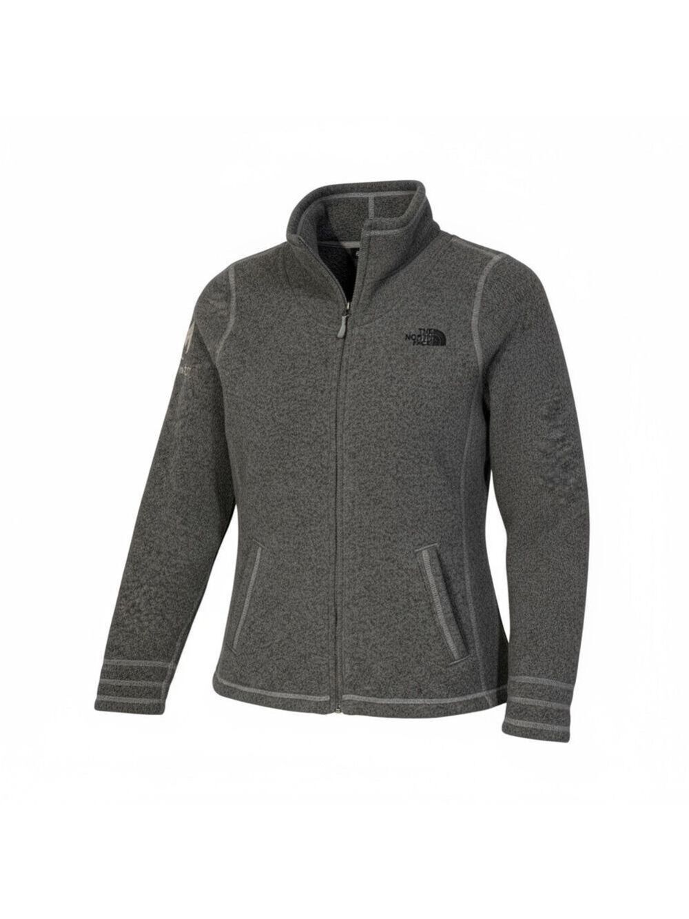 The North Face Charcoal Full Zip Fleece Jacket Small